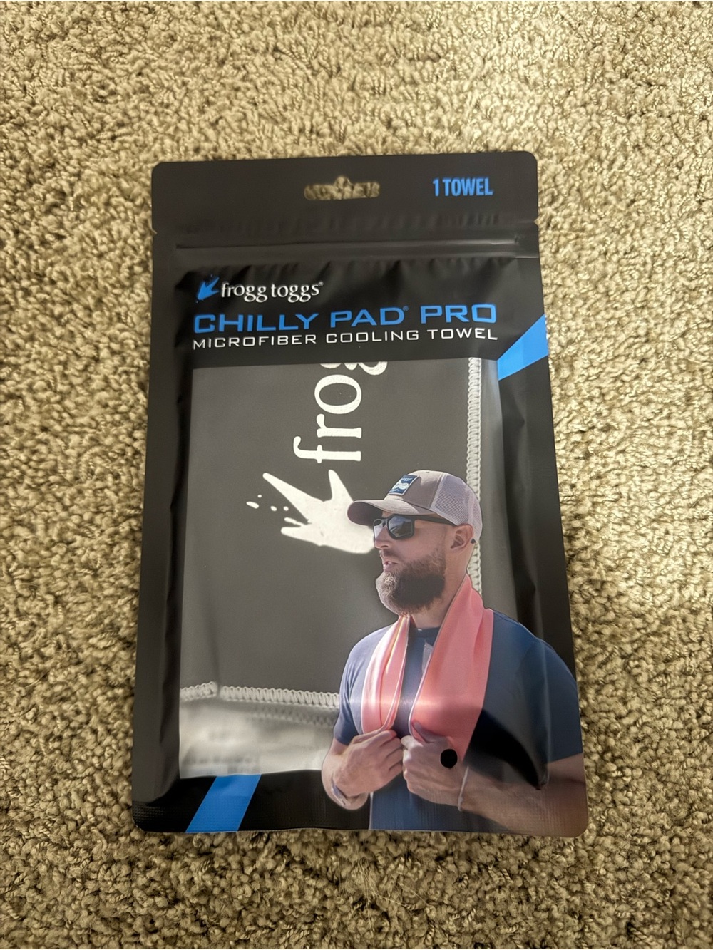 Frogg Toggs Chilly Pad Pro Cooling Towel - Black